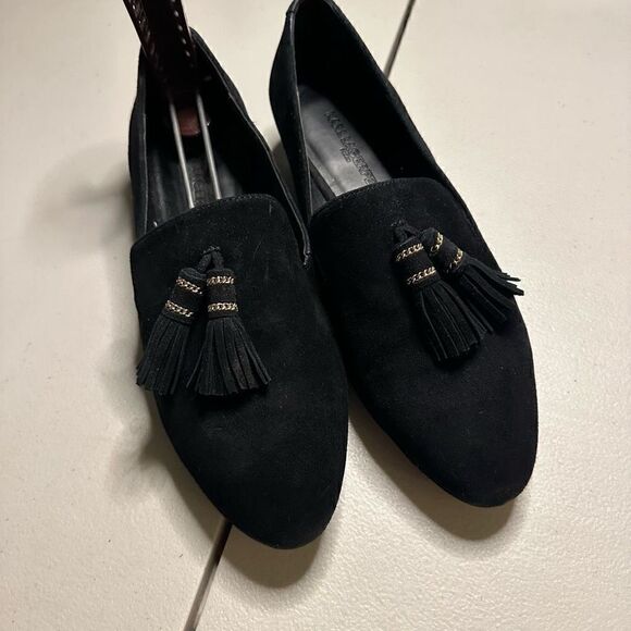 Karl Lagerfeld tassel clover flats loafer 7 - Picture 1 of 12